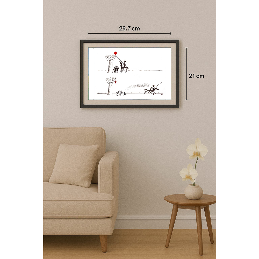 Marina Markevitch 29x21cm Original Cartoon BOD00137