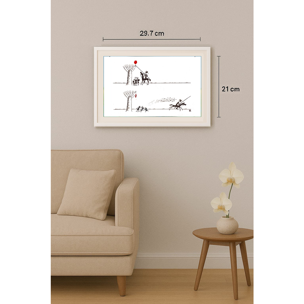 Marina Markevitch 29x21cm Original Cartoon BOD00137