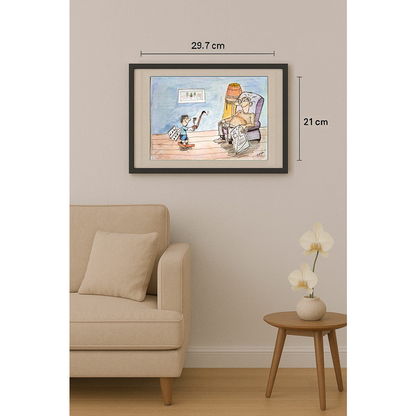 Nedeljko Deretic 29x21cm Original Cartoon BOD00138