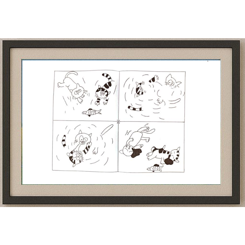 Guo Ziye 29x21cm Original Cartoon BOD00139