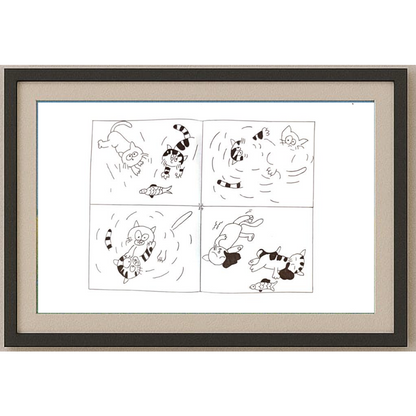 Guo Ziye 29x21cm Original Cartoon BOD00139