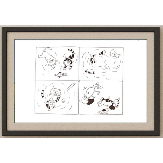 Guo Ziye 29x21cm Original Cartoon BOD00139