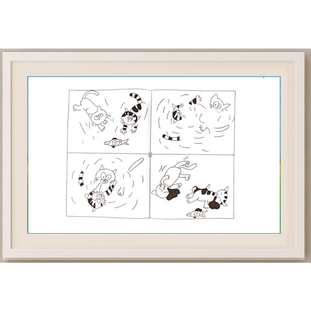 Guo Ziye 29x21cm Original Cartoon BOD00139