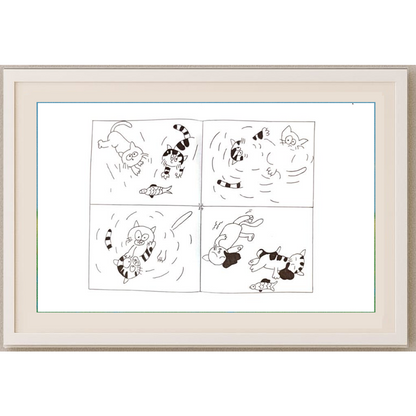 Guo Ziye 29x21cm Original Cartoon BOD00139