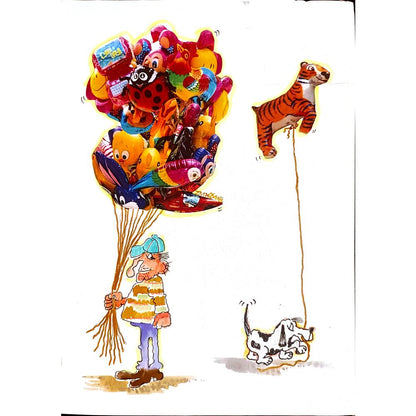 BakoulisSeerafim 29x21cm Original Cartoon BOD00141