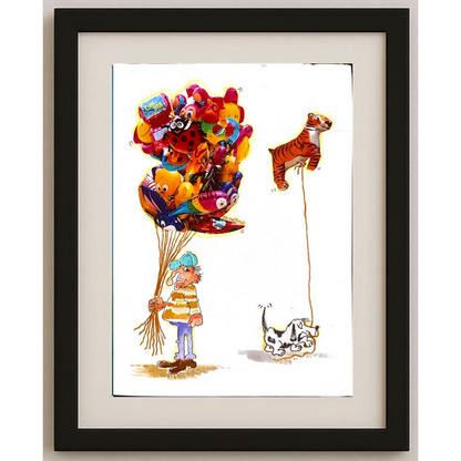 BakoulisSeerafim 29x21cm Original Cartoon BOD00141