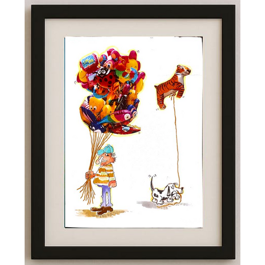 BakoulisSeerafim 29x21cm Original Cartoon BOD00141