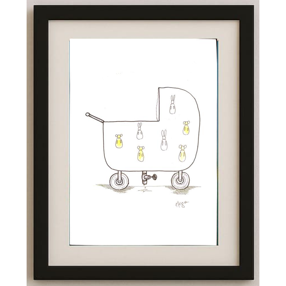 Bakoulis Seerafim 29x21cm Original Cartoon BOD00142