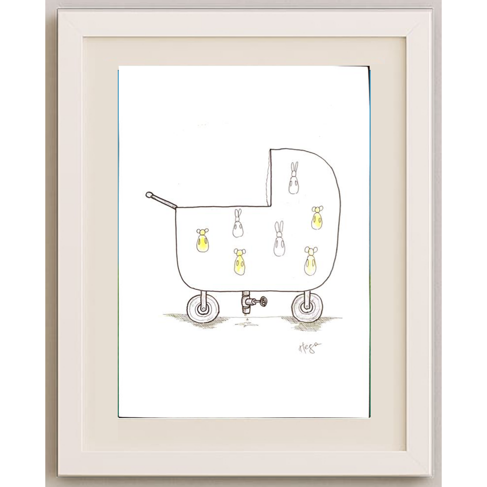 Bakoulis Seerafim 29x21cm Original Cartoon BOD00142