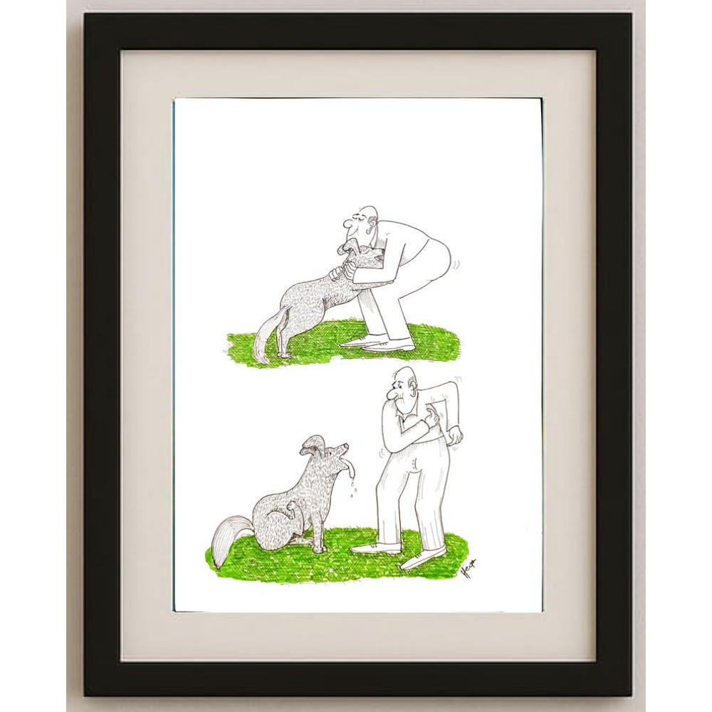 Borislav Hegedusic 29x21cm Orijinal Karikatür BOD00143