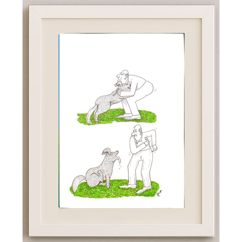 Borislav Hegedusic 29x21cm Orijinal Karikatür BOD00143