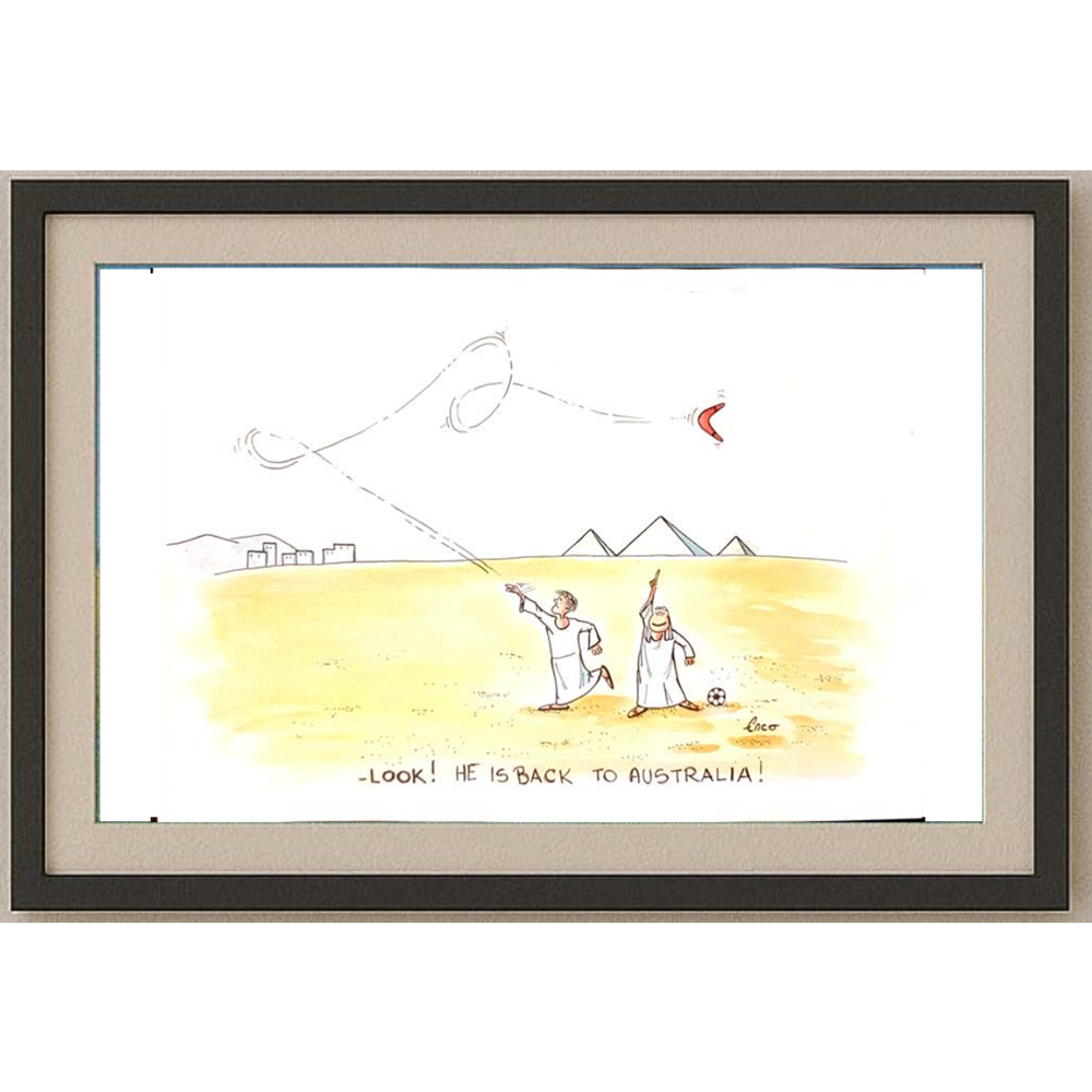 Josip Kovacevic 29x21cm Original Cartoon BOD00144