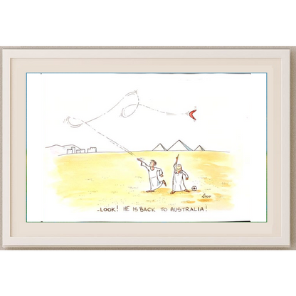 Josip Kovacevic 29x21cm Original Cartoon BOD00144