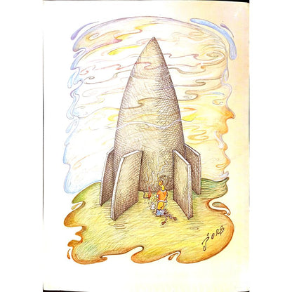 Jordan Popiliev 29x21cm Original Cartoon BOD00148