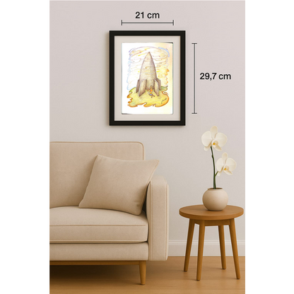 Jordan Popiliev 29x21cm Original Cartoon BOD00148