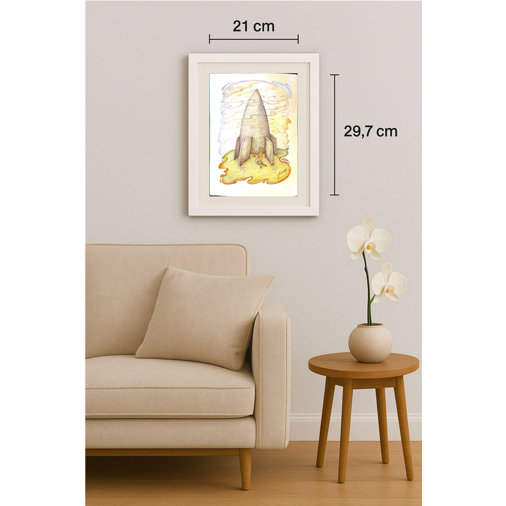 Jordan Popiliev 29x21cm Original Cartoon BOD00148