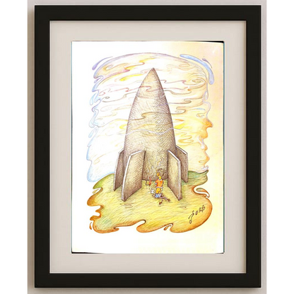 Jordan Popiliev 29x21cm Original Cartoon BOD00148