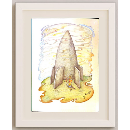 Jordan Popiliev 29x21cm Original Cartoon BOD00148