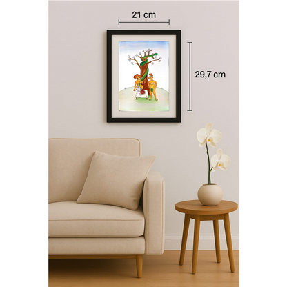 Valeri Tarasenko 29x21cm Original Cartoon BOD00149