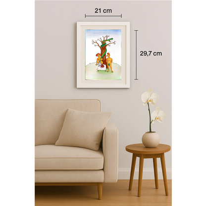 Valeri Tarasenko 29x21cm Original Cartoon BOD00149