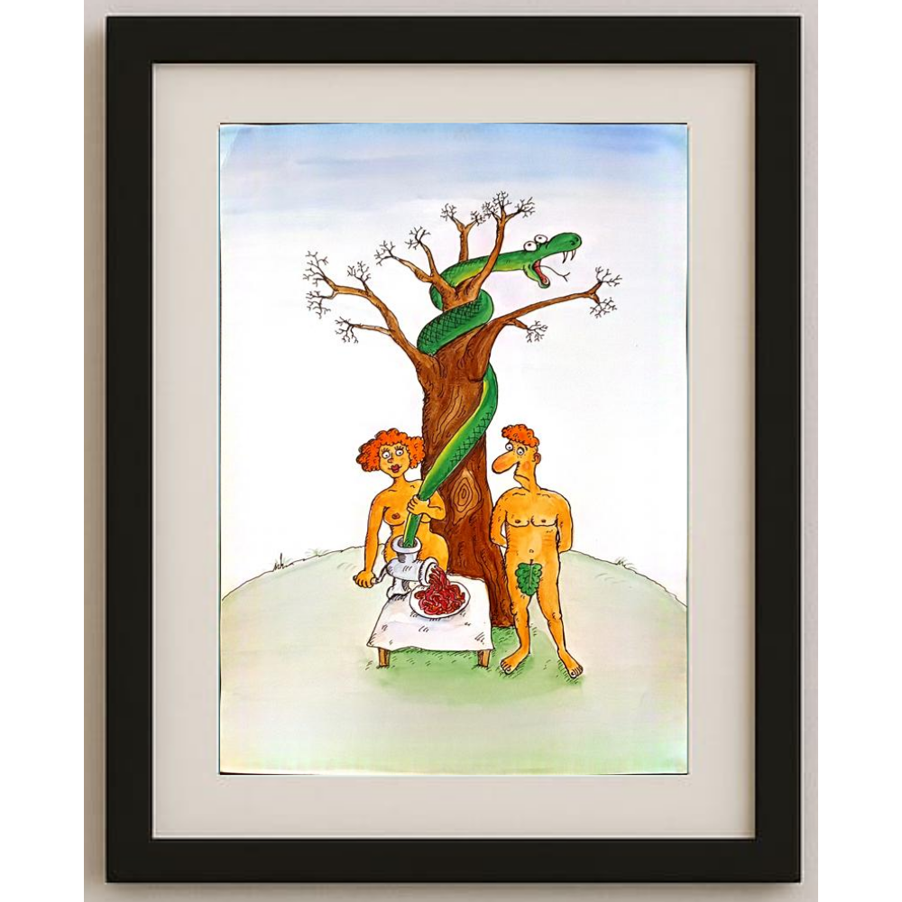 Valeri Tarasenko 29x21cm Original Cartoon BOD00149