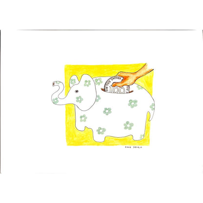 Susanto 29x21cm Original Cartoon BOD00152