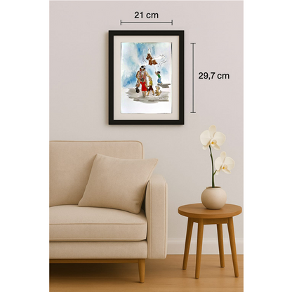 Zlatko Krtevski 29x21cm Orijinal Karikatür BOD00156