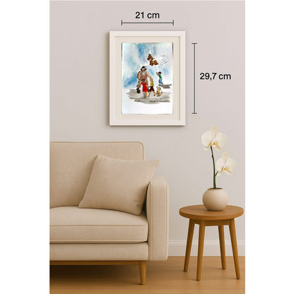 Zlatko Krtevski 29x21cm Orijinal Karikatür BOD00156