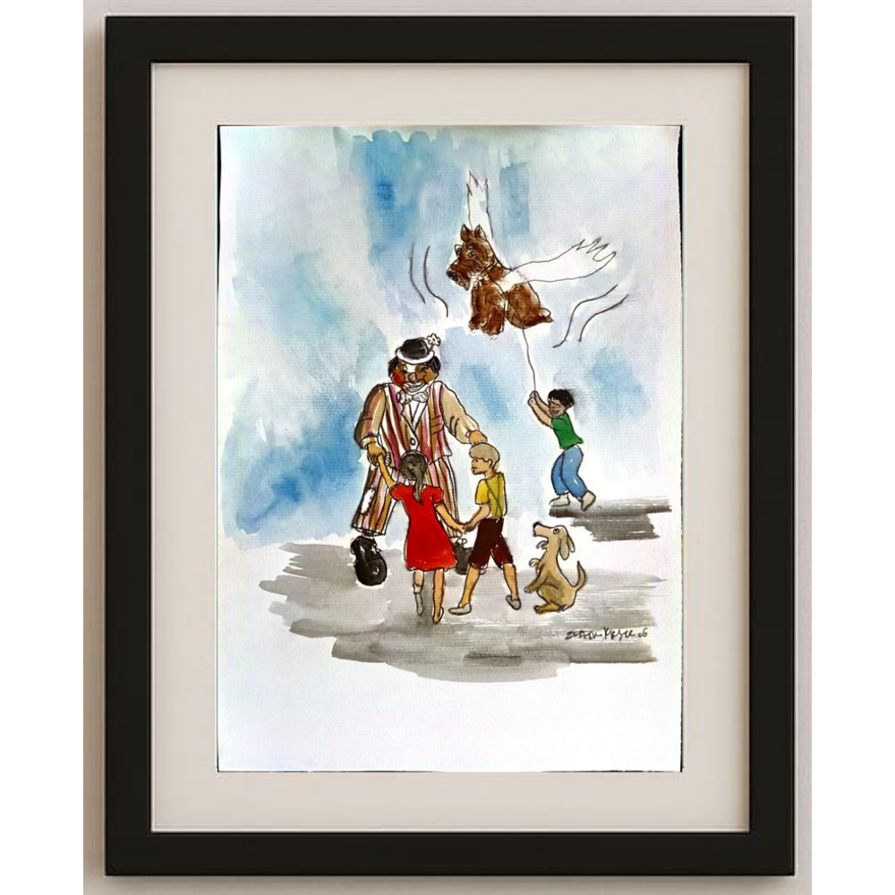 Zlatko Krtevski 29x21cm Orijinal Karikatür BOD00156