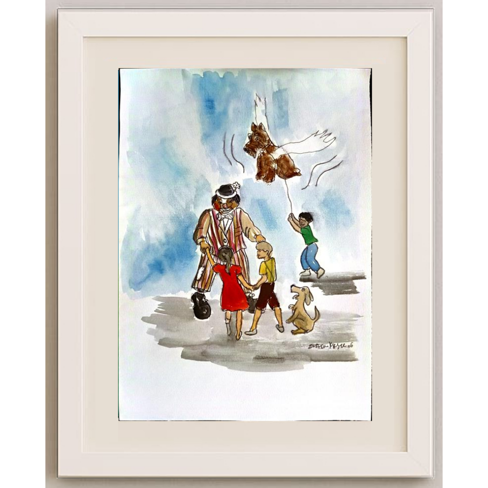 Zlatko Krtevski 29x21cm Orijinal Karikatür BOD00156