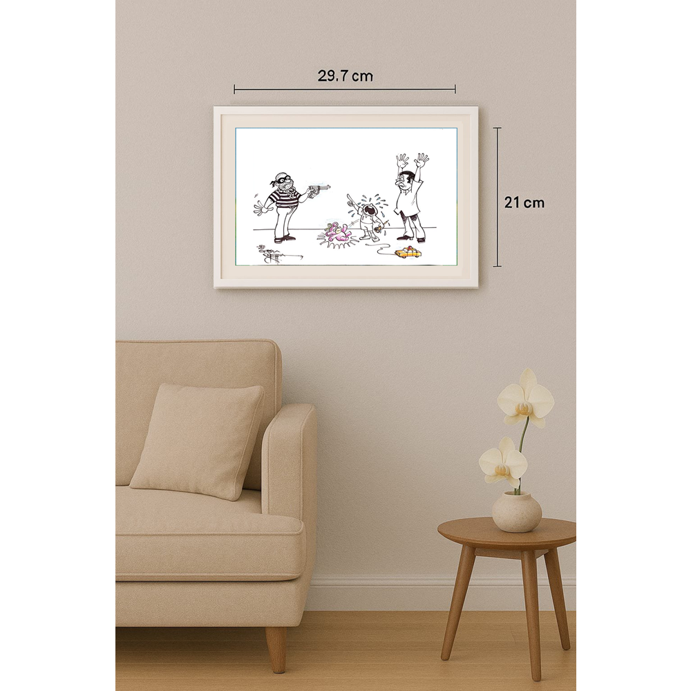 Vendra Gopalaksrishna 29x21cm Original Cartoon BOD00159