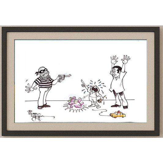 Vendra Gopalaksrishna 29x21cm Original Cartoon BOD00159