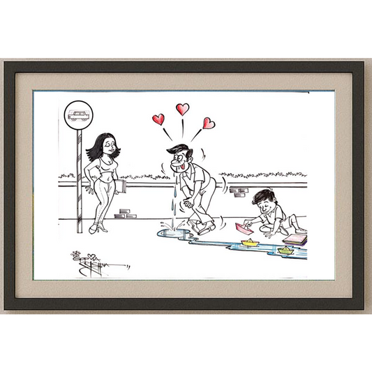 Vendra Gopalaksrishna 29x21cm Original Cartoon BOD00160