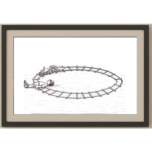 Mohammad Amin Aghaey 29x21cm Original Cartoon BOD00164