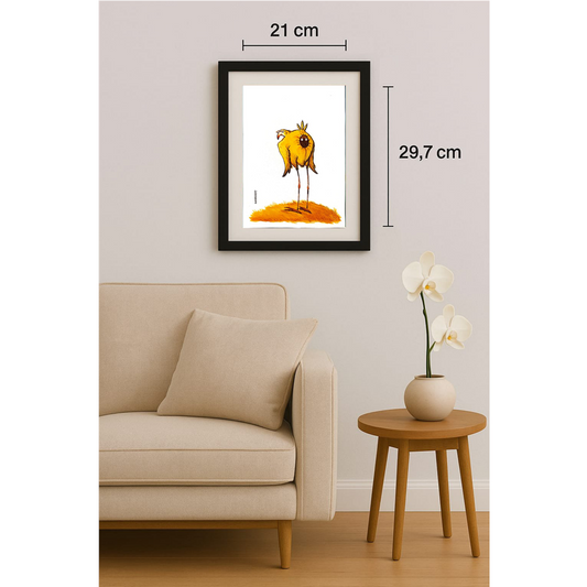 Mohammad Amin Aghaey 29x21cm Original Cartoon BOD00165