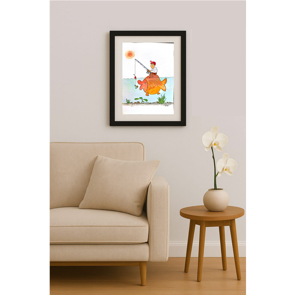 Vladimir Pavlik 43x30cm Original Cartoon BOD00172