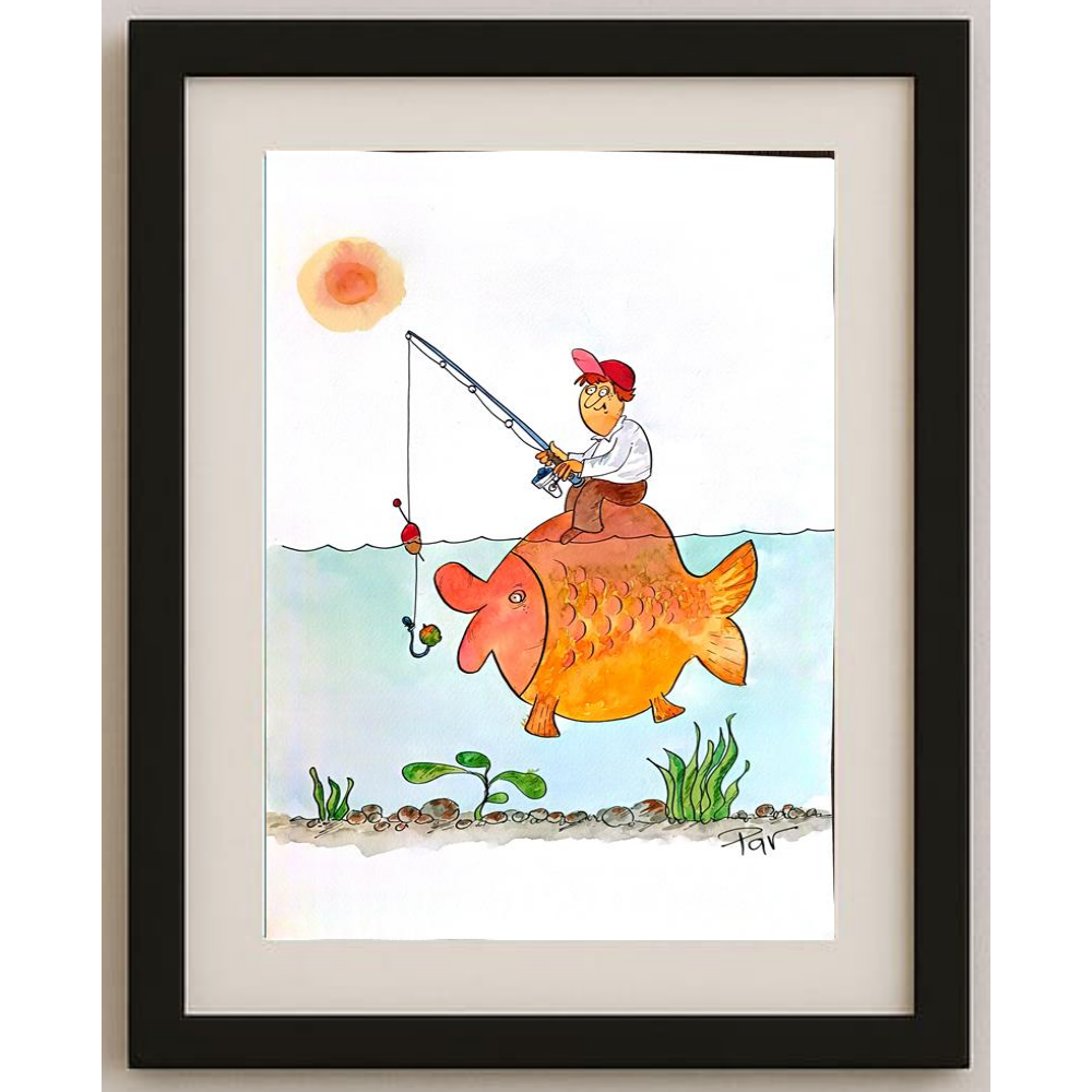 Vladimir Pavlik 43x30cm Original Cartoon BOD00172