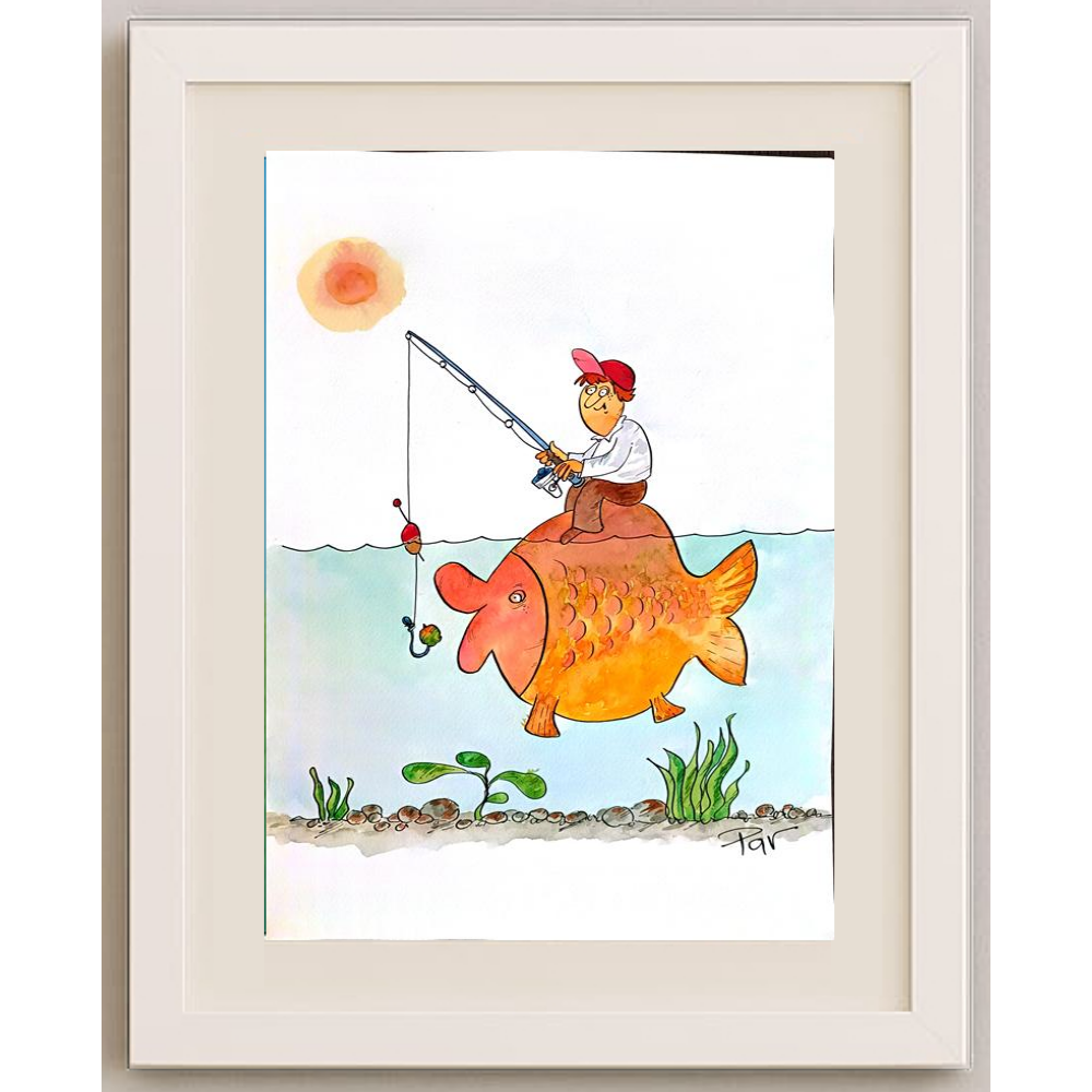 Vladimir Pavlik 43x30cm Original Cartoon BOD00172