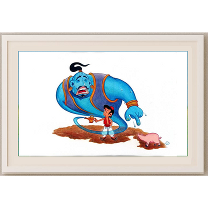 Benjasit Tumying 43x30cm Orijinal Karikatür BOD00179