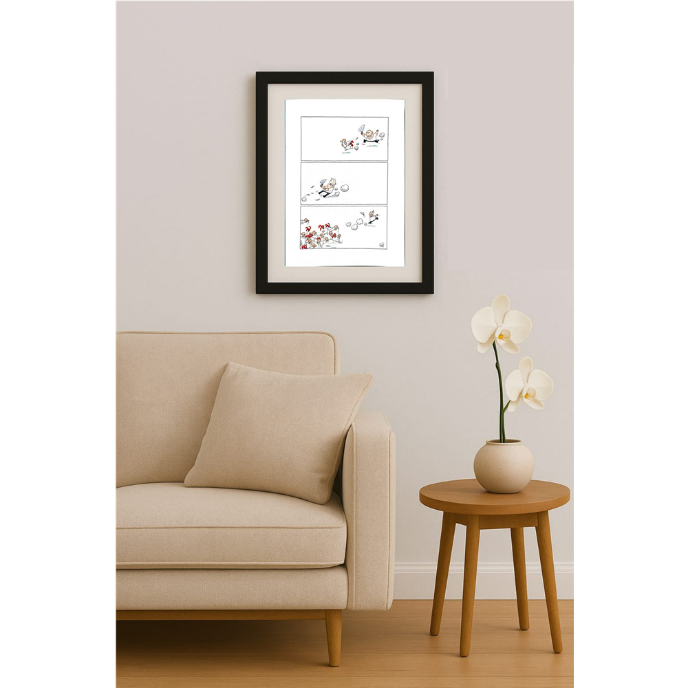 Thiwawat 37x28cm Original Cartoon BOD00181