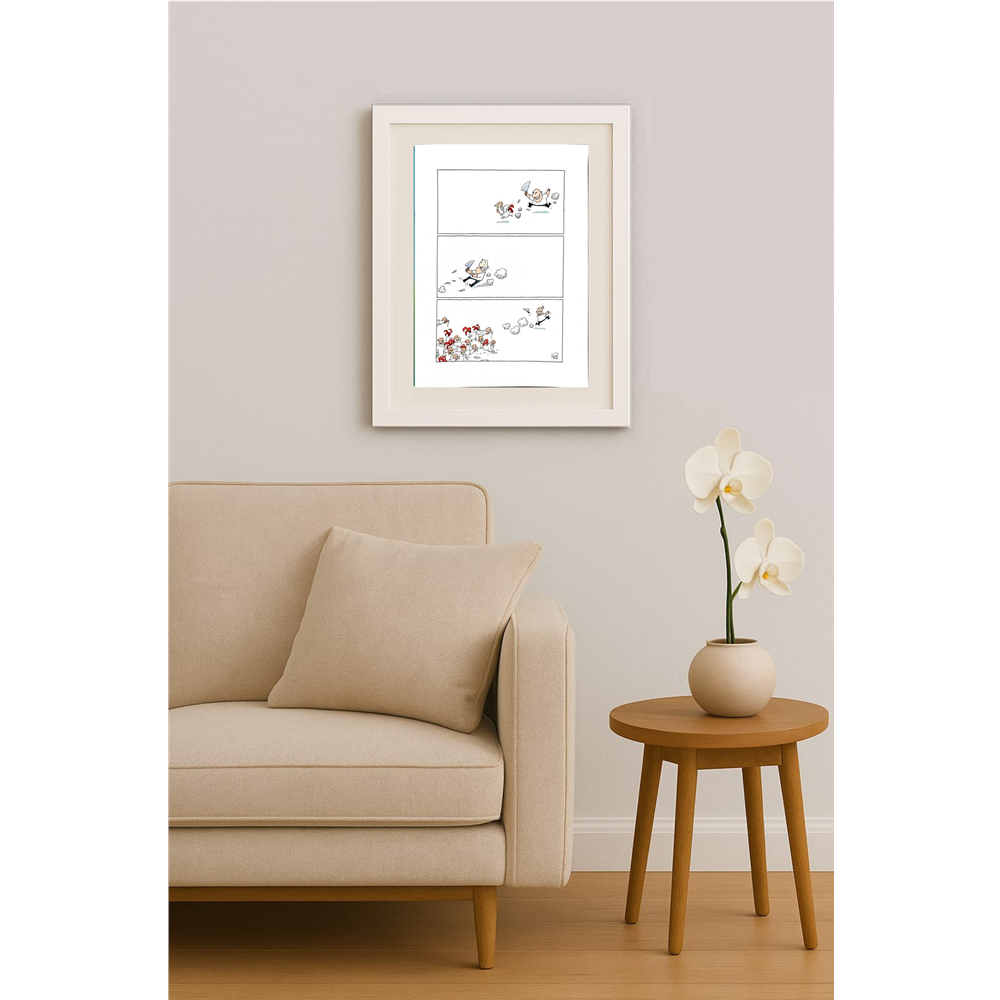 Thiwawat 37x28cm Original Cartoon BOD00181