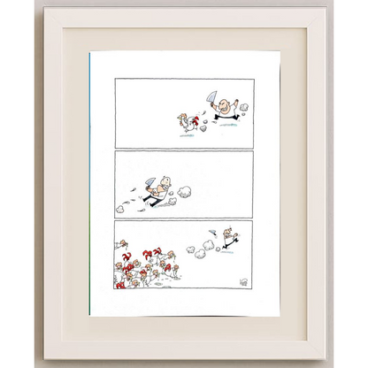 Thiwawat 37x28cm Original Cartoon BOD00181