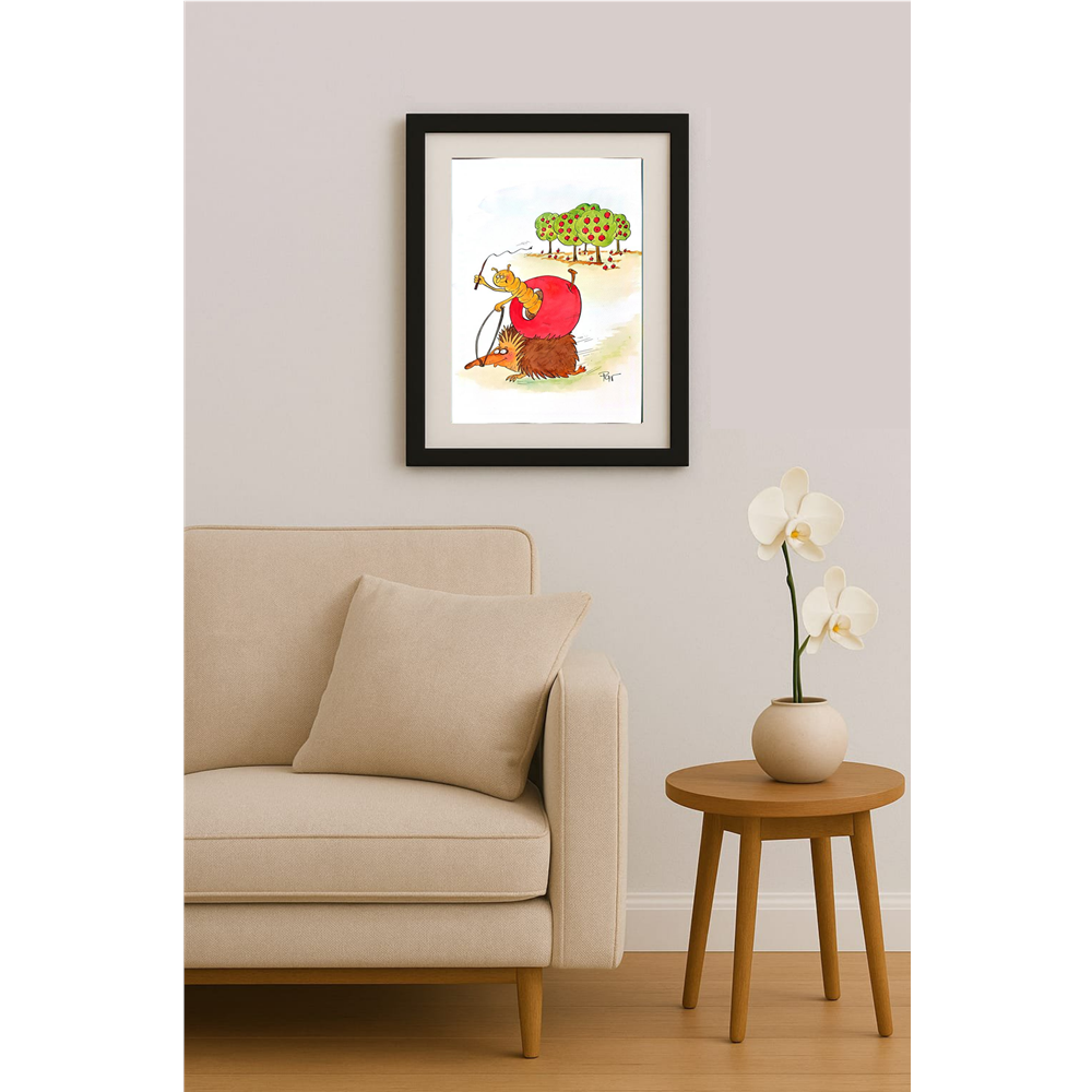 Vladimir Pavlik 43x30cm Original Cartoon BOD00196