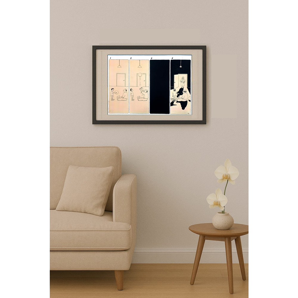 Yuri Ochakovsky 43x30cm Orijinal Karikatür BOD00197