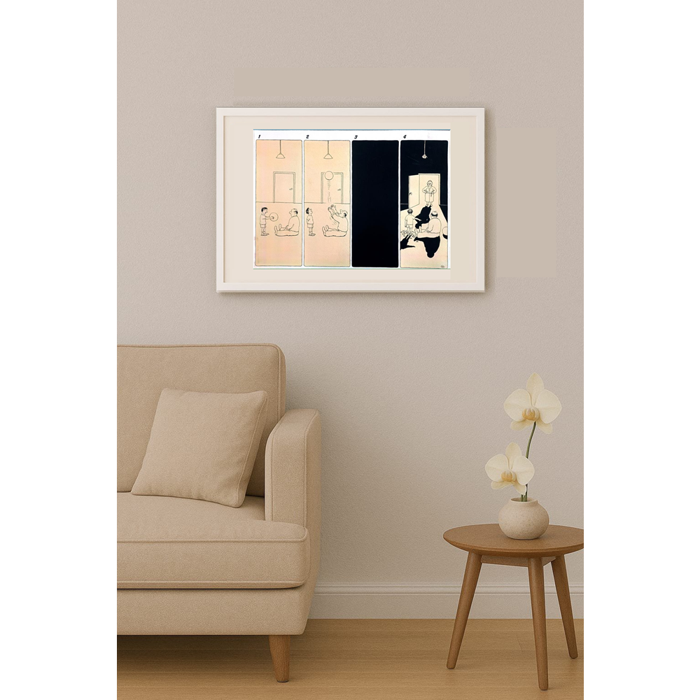 Yuri Ochakovsky 43x30cm Orijinal Karikatür BOD00197