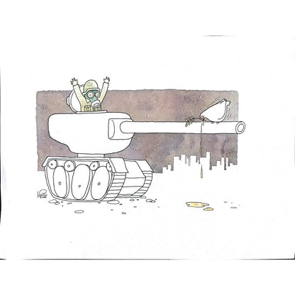 Thiwawat 37x28cm Original Cartoon BOD00209