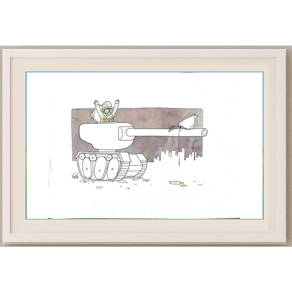 Thiwawat 37x28cm Original Cartoon BOD00209