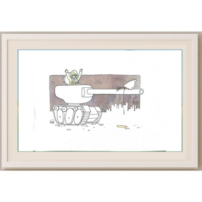 Thiwawat 37x28cm Original Cartoon BOD00209