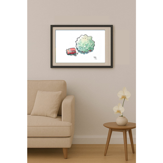 Yukio Sihnohara 33x25cm Original Cartoon BOD00219