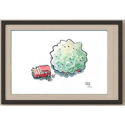 Yukio Sihnohara 33x25cm Orijinal Karikatür BOD00219